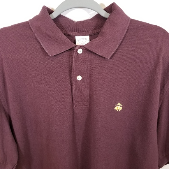 Brooks Brothers Maroon Polo Shirt Golden Fleece L - Picture 1 of 16